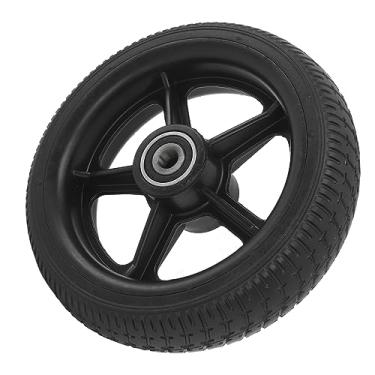 Imagem de Scooter Solid Tire, 16,5 cm Scooter Elétrico Pneu Sólido Borracha Antiderrapante à Prova de Explosão Roda Scooter Elétrica com Hub para Substituição