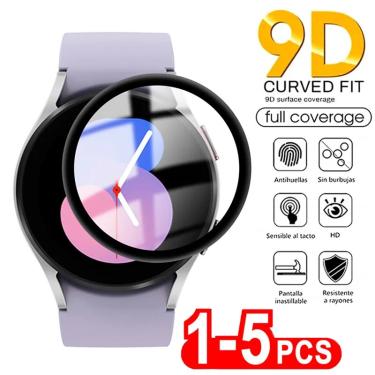 Imagem de 9D Curved Edge Screen Protector  Película Protetora para Samsung Galaxy Watch 5 Pro  45mm  Galaxy