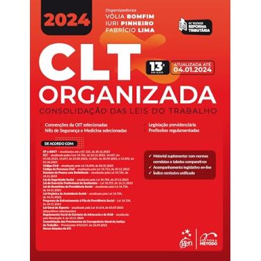 Imagem de Clt Organizada-consolidação das Leis de Trabalho - 13ª Edição 2024