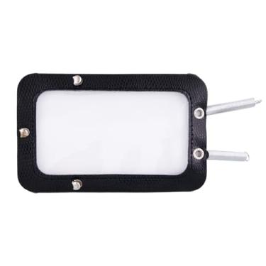 Imagem de United Pacific C5028 Suporte de registro de coluna de direção estilo vintage clássico, acessório de volante, material sintético com janela transparente - UMA unidade