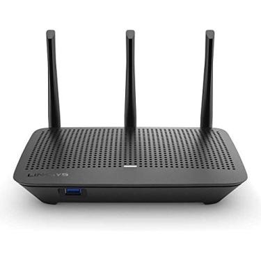 Imagem de Linksys Roteador WiFi 5 Max-Stream EA7500-4B: AC1900, rede doméstica sem fio de banda dupla, jogos e streaming, Gigabit Ethernet, MU-MIMO, alcance de 1.500 pés quadrados