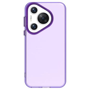 Imagem de GANGANPRO Capa projetada compatível com Huawei Pura 70 Ultra, [proteção de grau militar] Capa protetora antiarranhões à prova de choque para homens mulheres meninas 6,8 polegadas, roxo