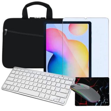 Imagem de Kit Completo com Película + Mouse + Teclado p/ Tablet S6 Lite P610 P61