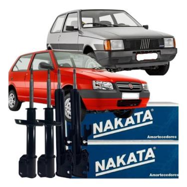 Imagem de 04 Amortecedores Dianteiro Traseiro Uno 1.0 Way 2006 - NAKATA