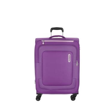 Imagem de Mala de Bordo Expansível em Poliéster American Tourister By Samsonite New Duncan Cadeado Tsa Roxo
