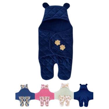 Imagem de porta bebe antialergico com toque bem  macio algodao infantil masculin