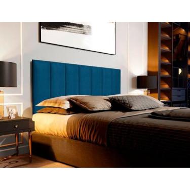 Imagem de Cabeceira Estofada Suspensa para Quarto 1,60 Metros - Cama Queen - Vár