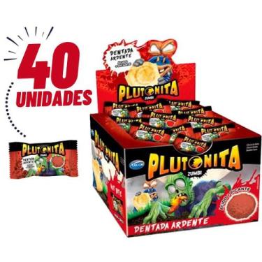 Imagem de Chiclete Plutonita Dentada Ardente Display C/40 Unid - Arcor
