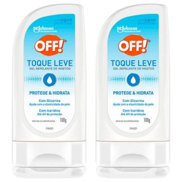 Imagem de Kit 2x Repelente de Insetos Off Toque Leve Com Icaridina 6h Gel 100g A