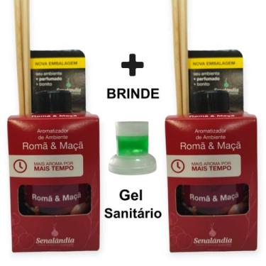 Imagem de 2 Difusor Vareta Ambiente Romã e Maçã Aromatizador Perfume Casa Ar 280