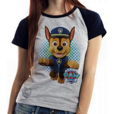 Imagem de Camiseta Baby Look  Blusa Feminina  Patrulha Canina Chase - Empório Du