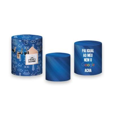 Imagem de Trio De Capa Cilindro - Dia Dos Pais Azul Melhor Pai Do Mundo 015 - Vi