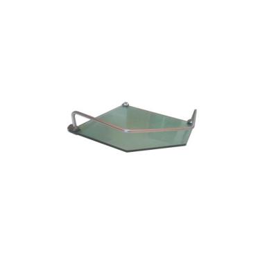 Imagem de Prateleira 20 X 20 Em Vidro 8mm Com Aramado. - Casa moderna, Verde