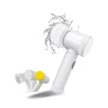 Imagem de Escova De Limpeza Elétrica 3 Em 1 Escova Polidora E Esponja - DRAIK