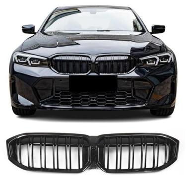 Imagem de Grade BMW 320 M330 M340 Black Piano Dupla Sport 2023 G20 G28 - Veon