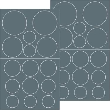 Imagem de Pndeyo 30 peças de remendos de jaqueta acolchoada, adesivo autoadesivo de nylon acolchoado para reparo, fita adesiva redonda à prova d'água para casacos, roupas, tendas, sacos de dormir, calças de