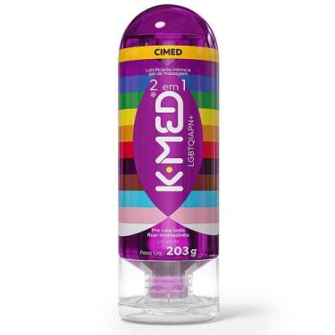 Imagem de Gel Lubrificante Íntimo Cimed Kmed 2 em 1 Neutro Hot LGBT Ice, LGBT+