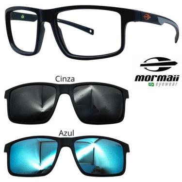 Imagem de Oculos Mormaii 6127 Swap 5 APJ com 2 Clipons - Escolha a Cor, Cinza, A