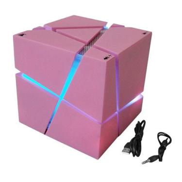 Imagem de Alto-Falante Bluetooth Sem Fio - Design Moderno e Colorido