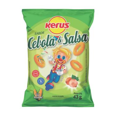 Imagem de Salgadinho de Milho Cebola e Salsa Kerus 43g