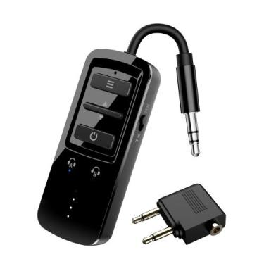 Imagem de Receptor transmissor Bluetooth 5.2 YOCOWOCO Airplane Black