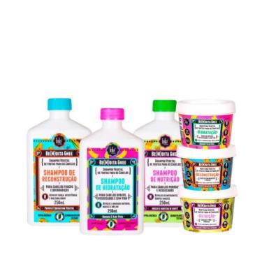 Imagem de Kit Lola Cronograma Bemdita Ghee 3x Sh + 3x Masc 100ml  - Lola Cosméti