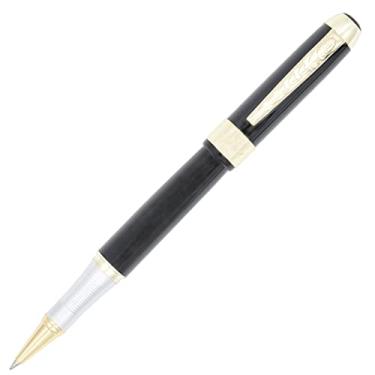 Imagem de Gullor Caneta esferográfica executiva elegante Jinhao 250 preta e dourada
