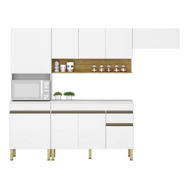 Imagem de Conjunto De Armarios Modulados Line Com 9 Portas E 1 Gaveta