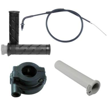 Imagem de Cabo de acelerador com carcaça manopla e roldana Honda Pop 100 2007 a 