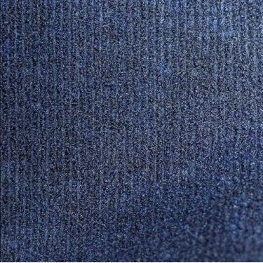 Imagem de Tapete Carpete Forração Ecoloop Canelado Venda Por M² Igreja Feiras Eventos Escritórios Residencial (Azul Curaçao)