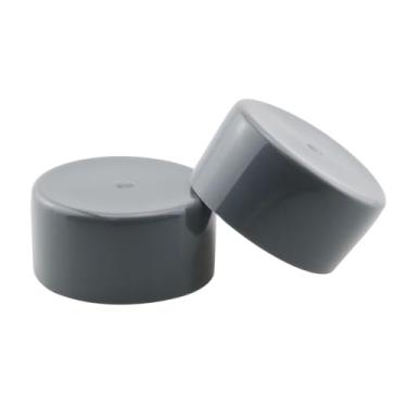 Imagem de DZS Elec 2 peças cinza 1,98 polegadas/50 mm protetor de rolamento do cubo da roda capa de poeira de borracha anti-vibração