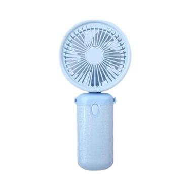 Imagem de Ventilador Portátil Dobrável Multicolorido Com Cordão 3 Velocidades De