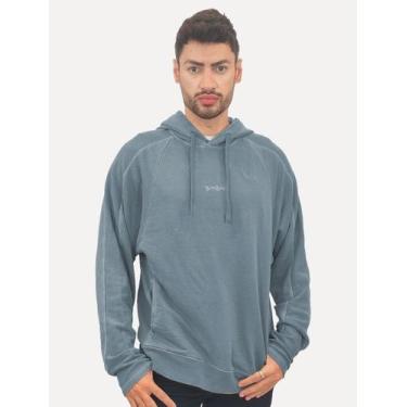 Imagem de Moletom John John Masculino Regular Hoodie Riviera Stoned Azul, S/P