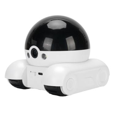 Imagem de Diyeeni Câmera de Segurança para Casa 4G Rodas Rastreadas, Câmera de Estimação de Câmera Dupla de 1080p Com Controle de Aplicativos, Conversa de 2 Vias, Bateria (32g 400W)