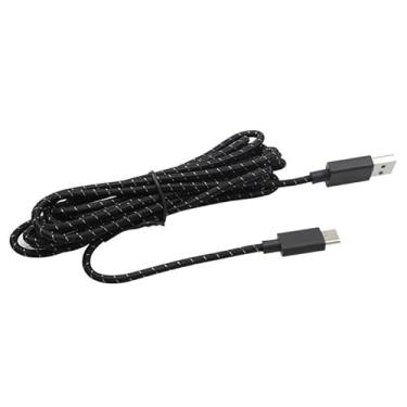 Imagem de KOOWOD Carregador Elite Controller Série 2 - Cabo De Carregamento Usb-C Nylon Trançado 9 Pés Original Para Xbox 2, Xs, Ps5 E Switch Pro (Embalagem A Granel)