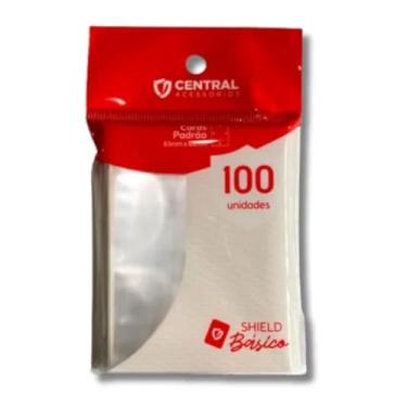 Imagem de Kit 100 Central Shield Basico Sleeves Pokemon Magic Cards