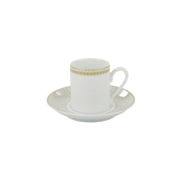 Imagem de Xícara Café Com Pires 60ml Porcelana Schmidt - Dec. Vera 2254, 2254, 8