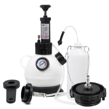 Imagem de SMOTIVEPRO Bomba de fluido de sangria de freio manual 2L com adaptador de 56 mm, kit de sangramento de freio profissional One Man adequado para Honda