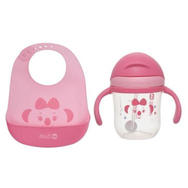 Imagem de Kit Babador Silicone com Copo Treinamento Lilica BB - Pacific