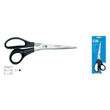 Imagem de Tesoura CIS TS-54 Multiuso Lâmina Aço Cabo Plástico 21cm SM
