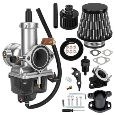 Imagem de CILOYU Kit de carburador PZ30 de 30 mm com coletor de admissão compatível com GX390 GX340 GX270 GX240 Predator 420 301cc Motor Mini Bike Go Kart Cart CG 200cc 250cc Roketa Sunl JCL Quad Parts