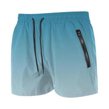Imagem de Calção de banho masculino, verão, shorts praia, calção boxer, maiô - L