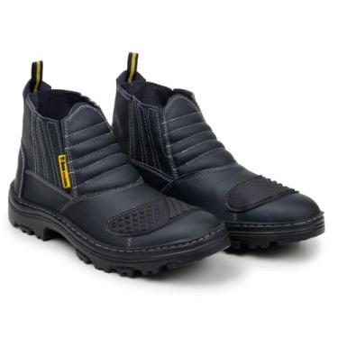 Imagem de Bota de Segurança Motociclista Feminina em Couro Adventure - C.A. 45.6