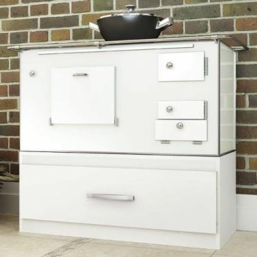 Imagem de Acessórios para Cozinha Caixa para Lenha Embutida Branco - Completa Mó