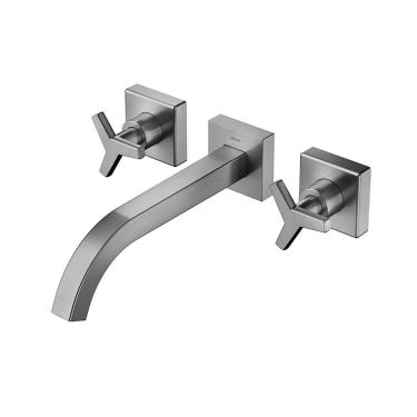 Imagem de Torneira Misturador Docol City 878070 De Parede Grafite Escovado