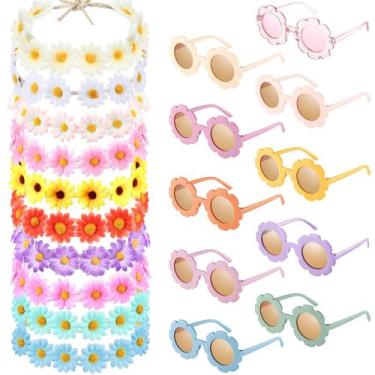 Imagem de Conjunto de acessórios de fantasia Coume Groovy Retro Flower Kids