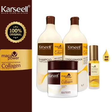 Imagem de Karseell Collagen Tratamento Capilar 500g Shampoo Condicionador Karsee