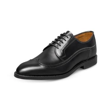 Imagem de Allen Edmonds Sapato Oxford masculino Winston Derby, Couro preto, 10.5 X-Wide