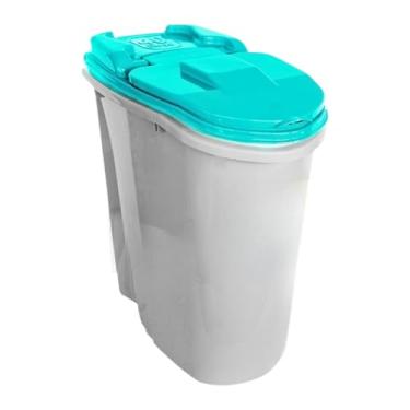 Imagem de Porta Ração Pet e Grãos Dispenser Home+ Caneca Dosadora (AZUL - 40 LITROS 18 KG,1)