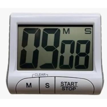 Imagem de Timer Digital de Cozinha com Tela Grande, Cronômetro de Mesa Resistente para Pães, Bolo e Preparo de Refeições, Fácil de Usar